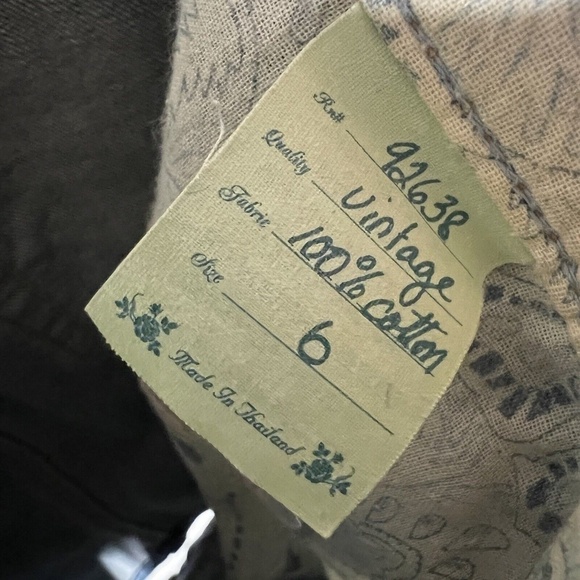 Fossil Brand Jeans High Waisted Straight Split Front Skirt 6 - Picture 7 of 8